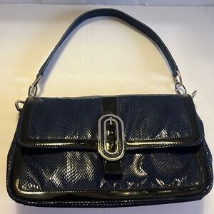 White House Black Market blue/black shoulder bag